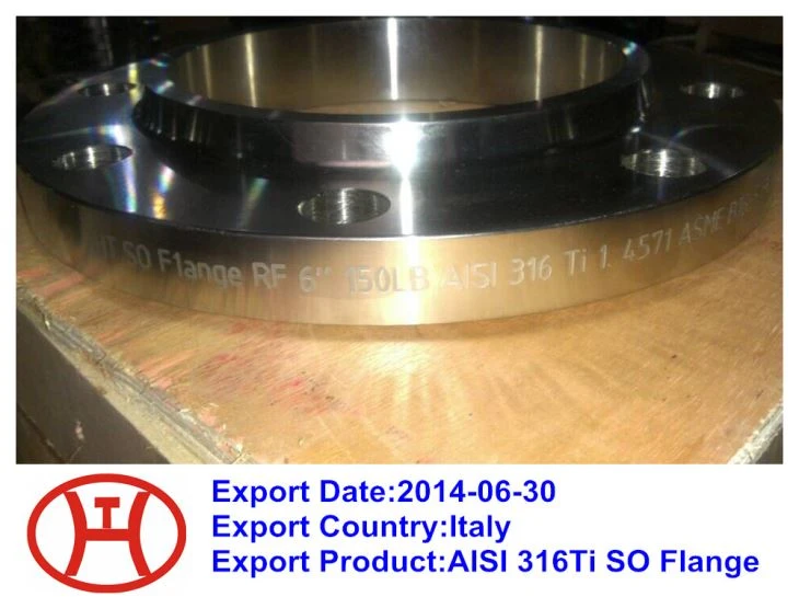 Bride ASTM A182 F316Ti SO