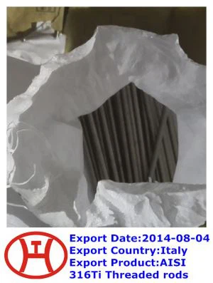Tiges filetées AISI  316 Ti