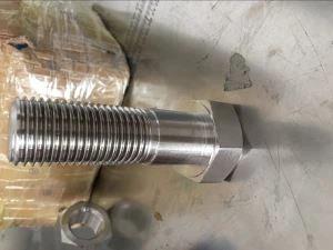 Taille  1 / 4-4 pouces N {{{2}} W.Nr. 2. 4600  Hastelloy B-3 Boulon à tête hexagonale filetée selon ASME B {{ 6}}. 2. 1  Standard